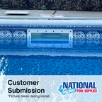 Hampton with SeaGlass Destination Series GLI Inground Pool Liner 27 or 20 Mil