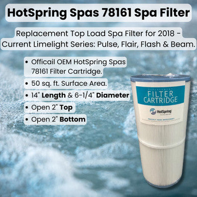 Hot Spring Limelight 78161 Spa Filter Cartridge
