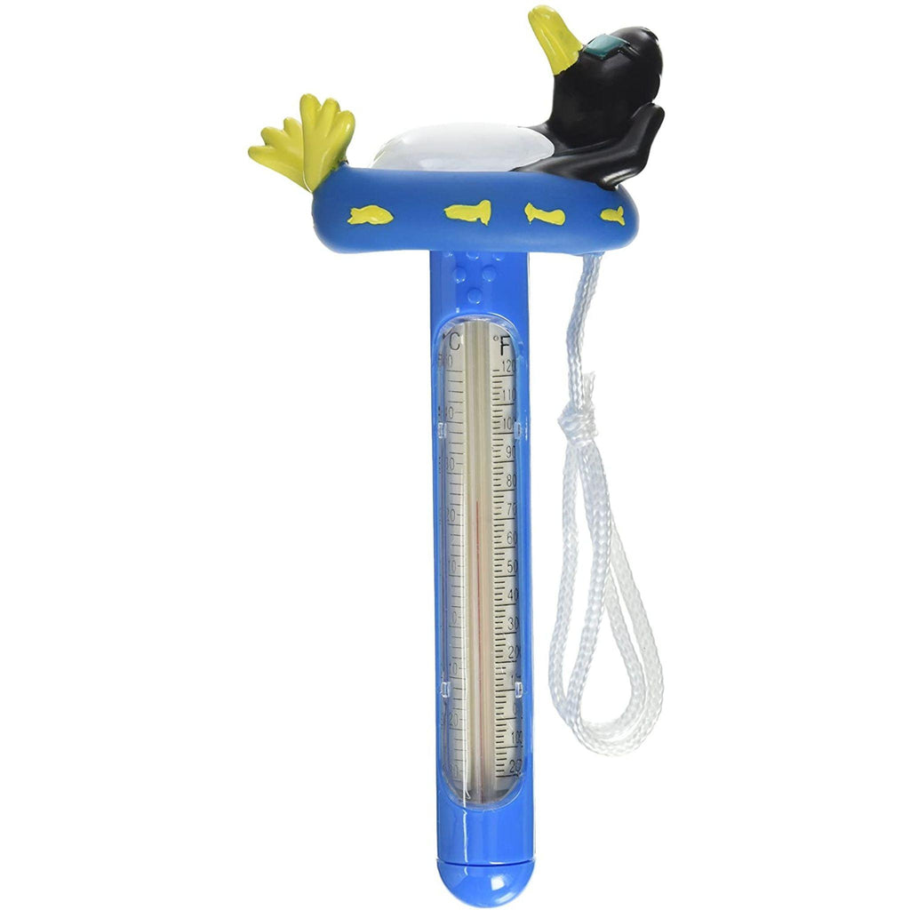 9228 swimline floating penguin pool and spa thermometer