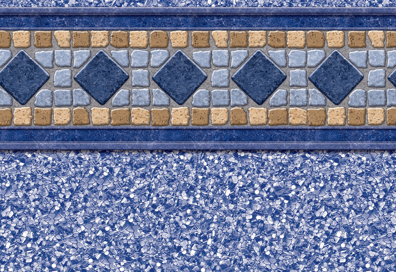 Laguna with White Pacific Value Series GLI Inground Pool Liner 27 Mil