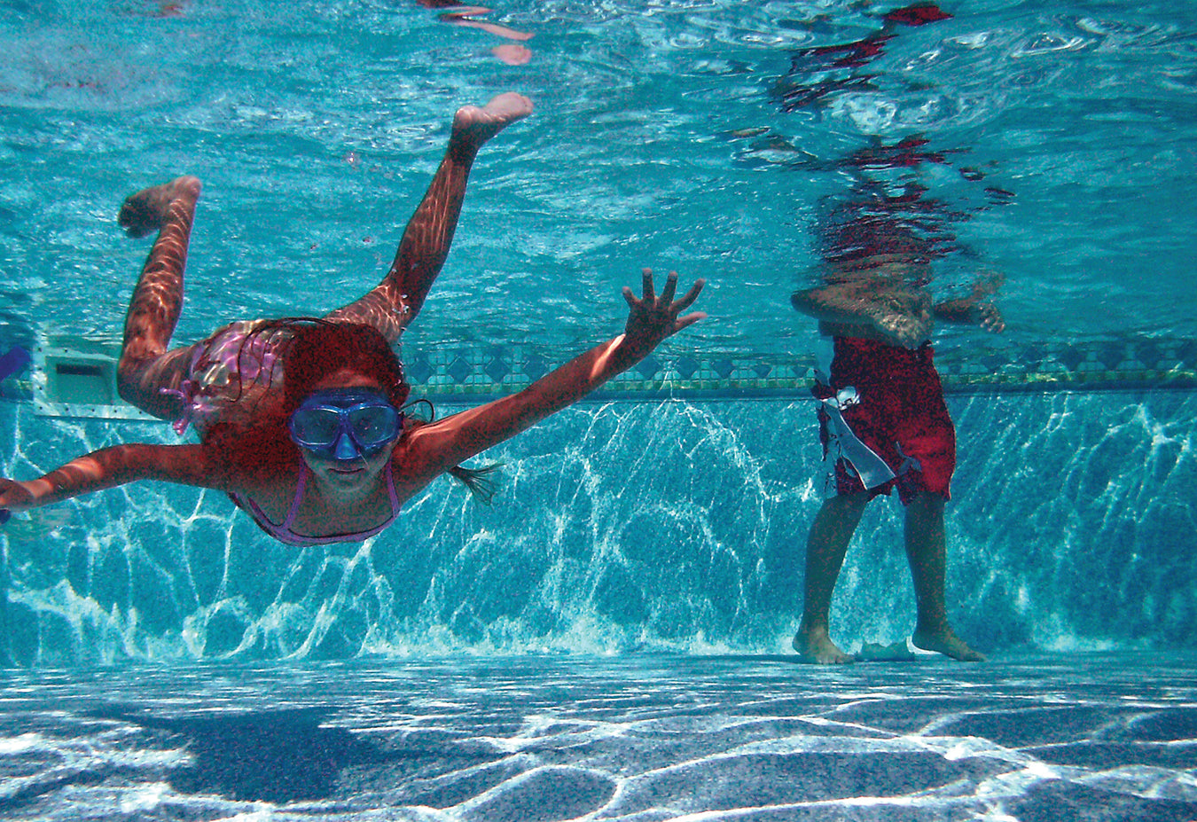 Laguna with White Pacific Value Series GLI Inground Pool Liner 27 Mil