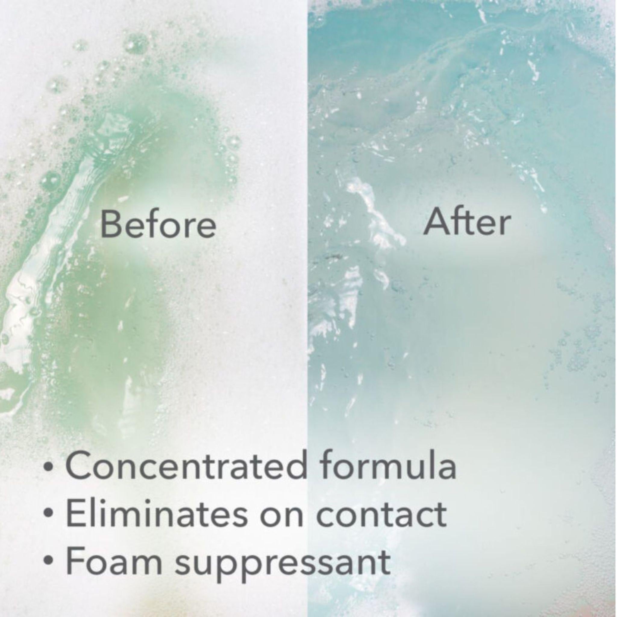 leisure time foam down 32 oz. hot tub defoamer