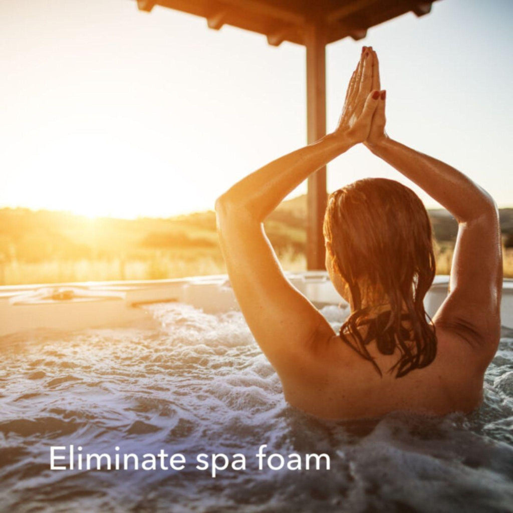 leisure time foam down 32 oz. hot tub defoamer