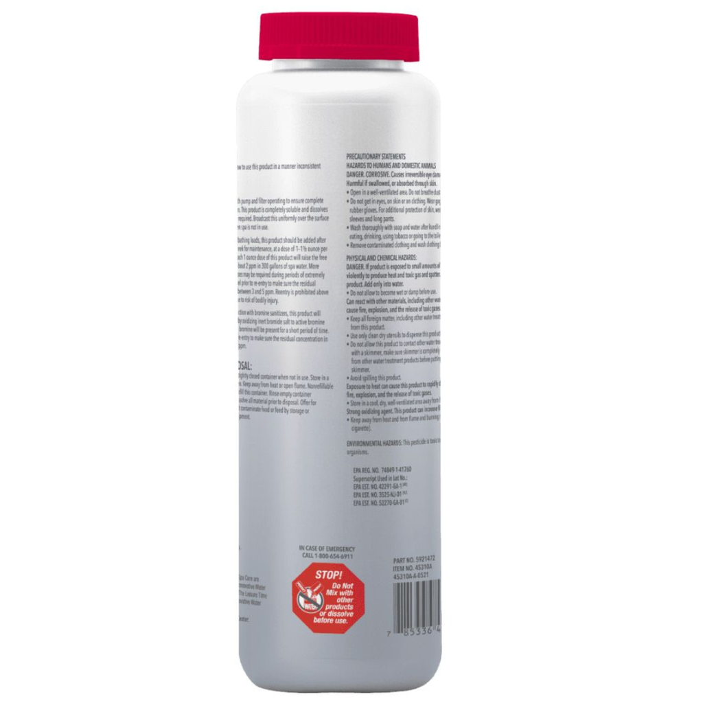 leisure time replenish 2 lbs. sodium dichlor for spas