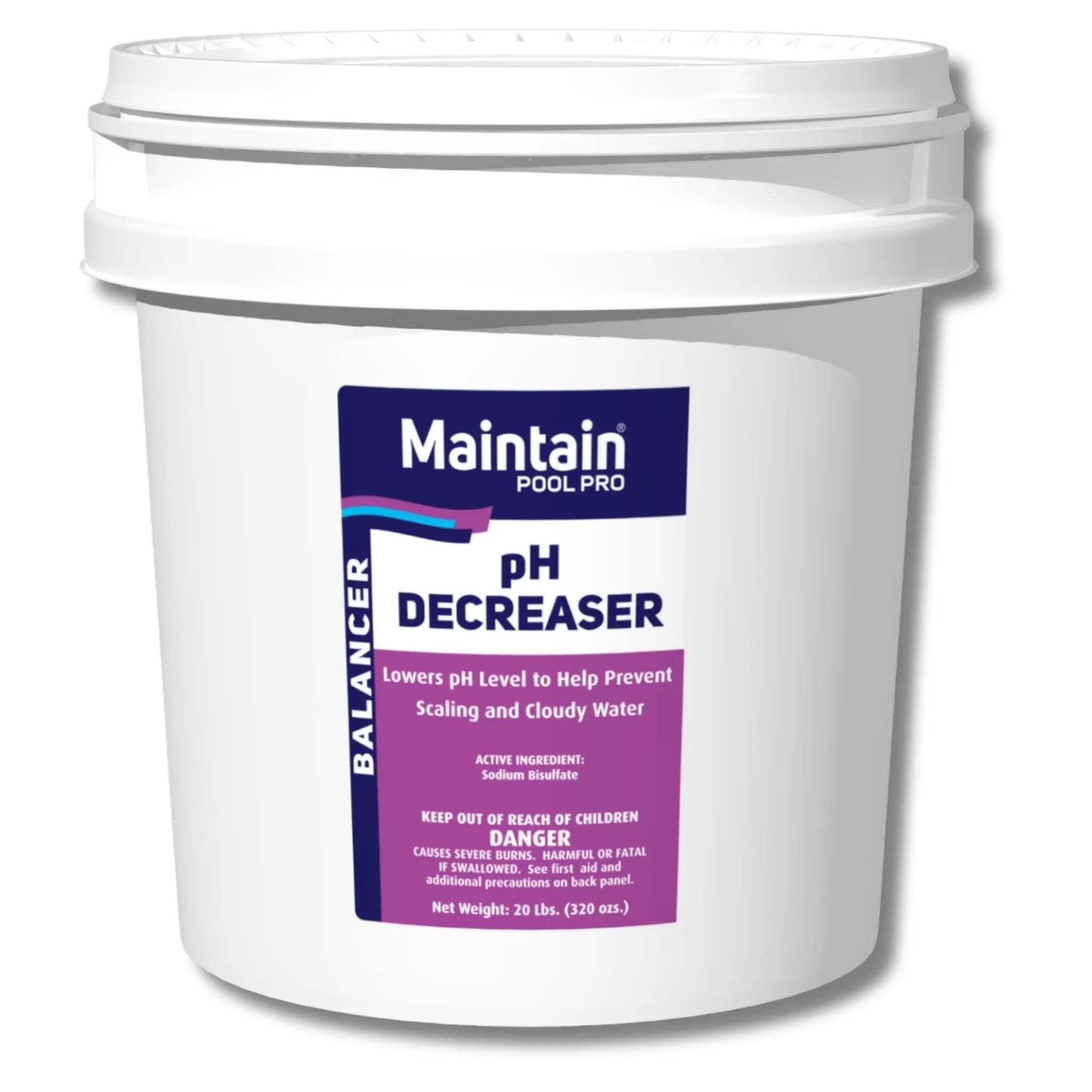 pH Minus 20 lbs. - Swimming Pool and Spa Water pH Decreaser
