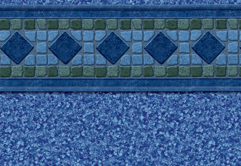 Malibu with Polynesian Premier Value Series GLI Inground Pool Liner 27 Mil