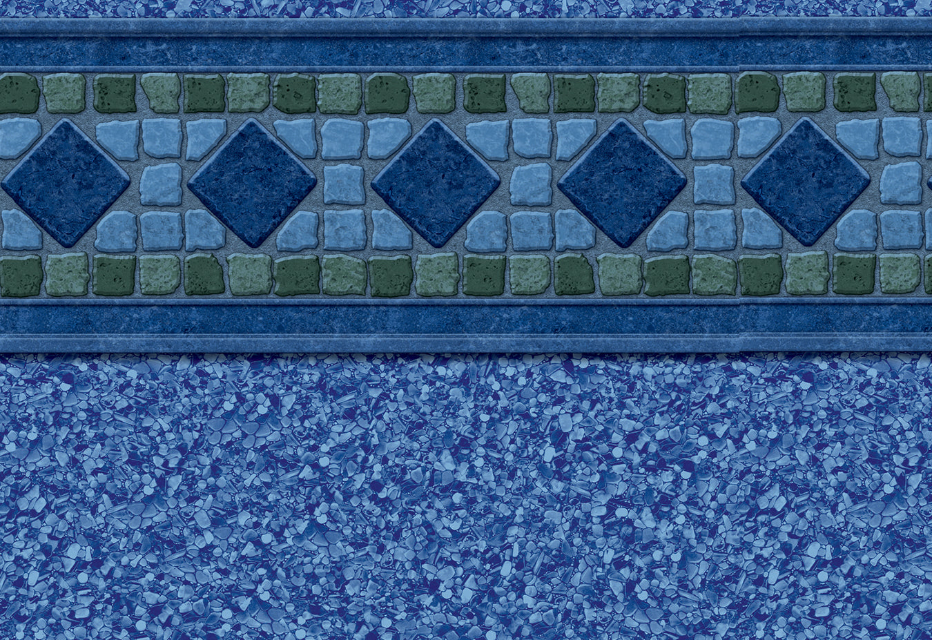 Malibu with Polynesian Premier Value Series GLI Inground Pool Liner 27 Mil