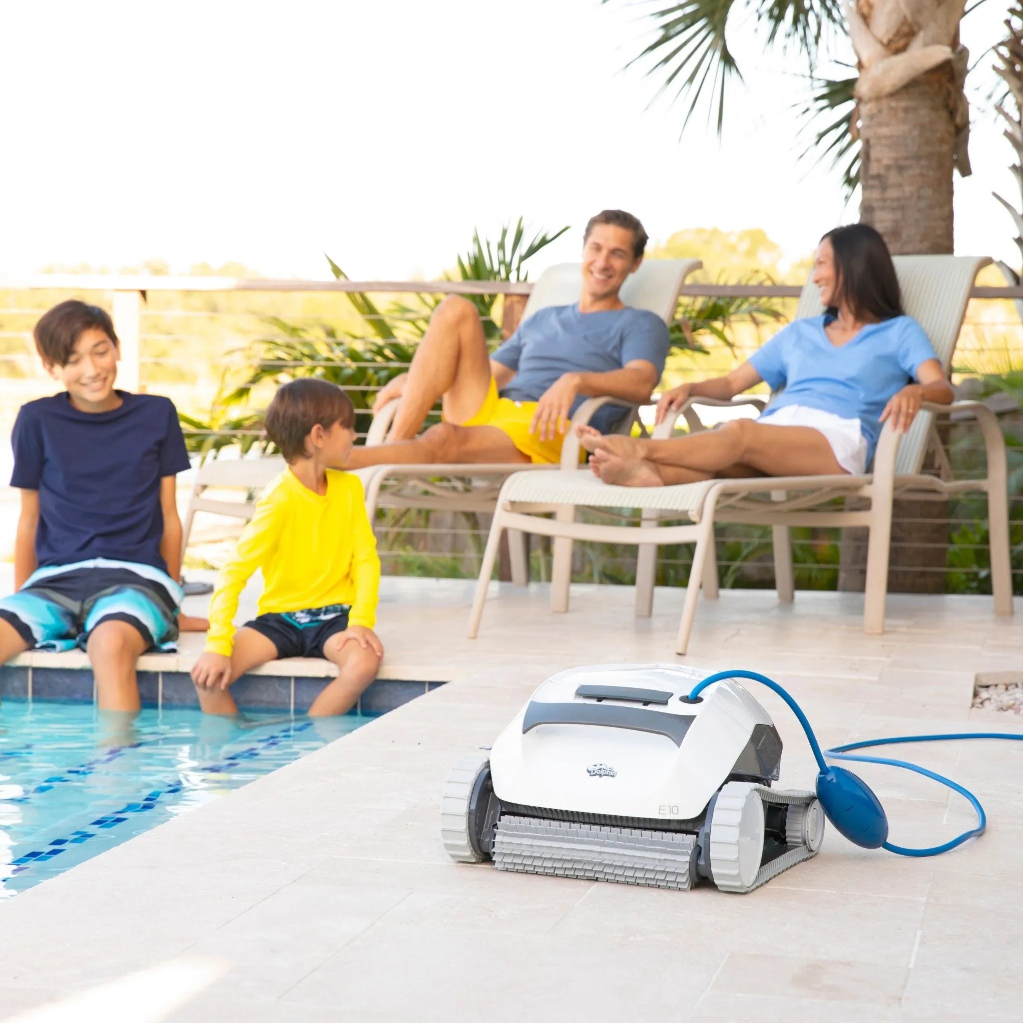 Dolphin E10 Robotic Pool Cleaner by Maytronics