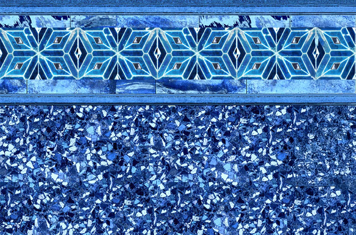 Mount Olympus with Aegean Sea Destination Series GLI Inground Pool Liner 27 or 20 Mil