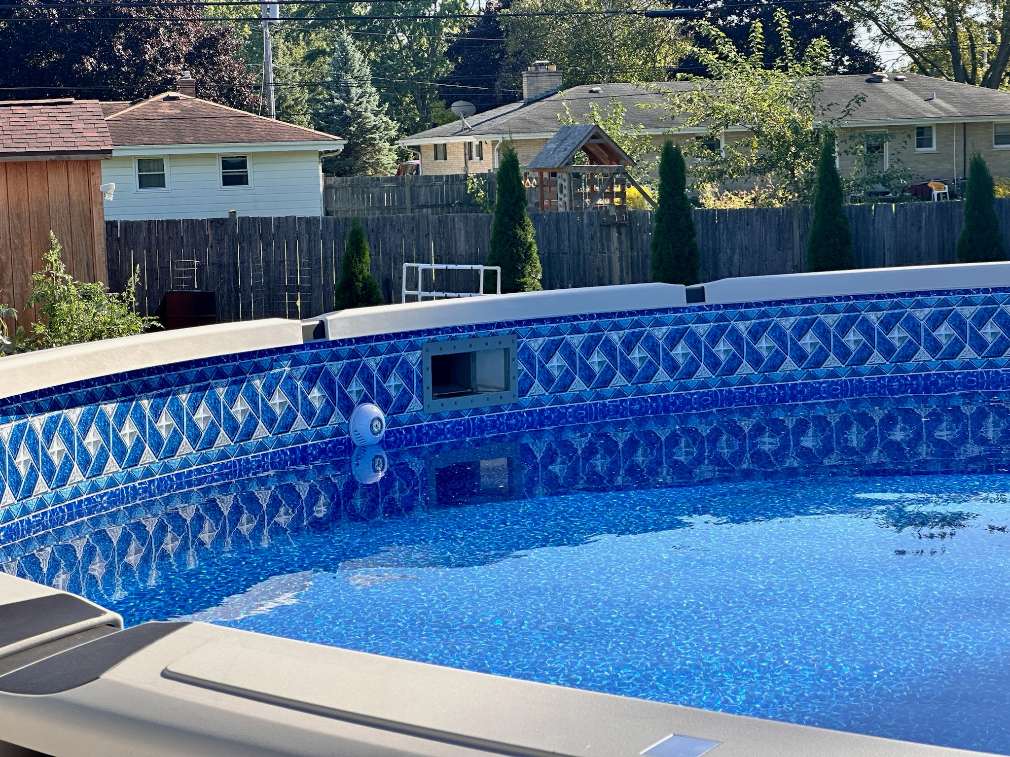 15' x 30' Oval Outlook Unibead Above Ground Pool Liner 25 Gauge