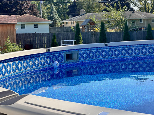 15' x 30' Oval Outlook Unibead Above Ground Pool Liner 25 Gauge