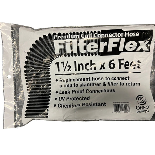 1-1/2" x 6' FilterFlex Premium Pool Hose with Cuffed Ends
