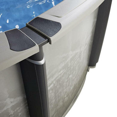 Panache 24’ x 54” Round Above Ground Pool Kit (Aluminum Wall)
