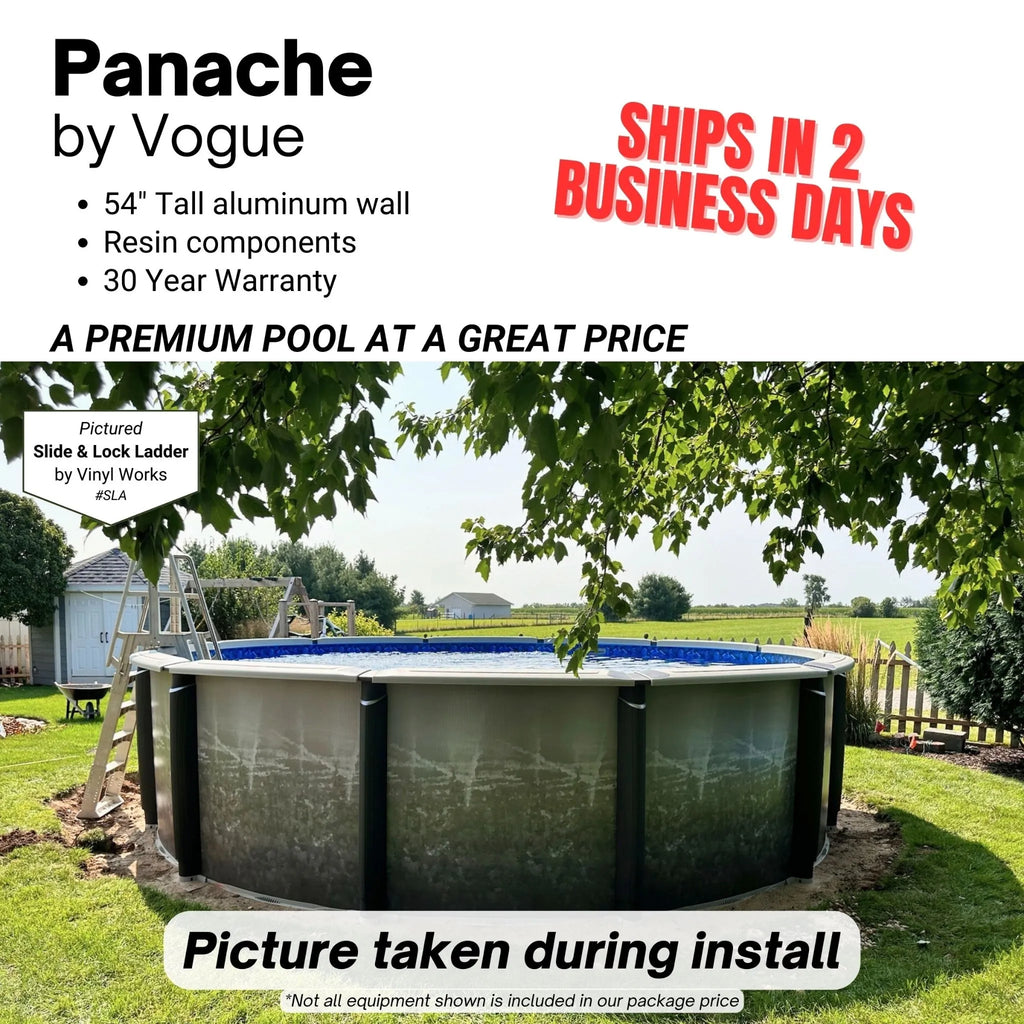 Panache 21' x 54" Round Aluminum Above Ground Pool Kit