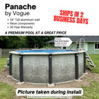 Panache 18’ x 54” Round Above Ground Pool Kit (Aluminum Wall)