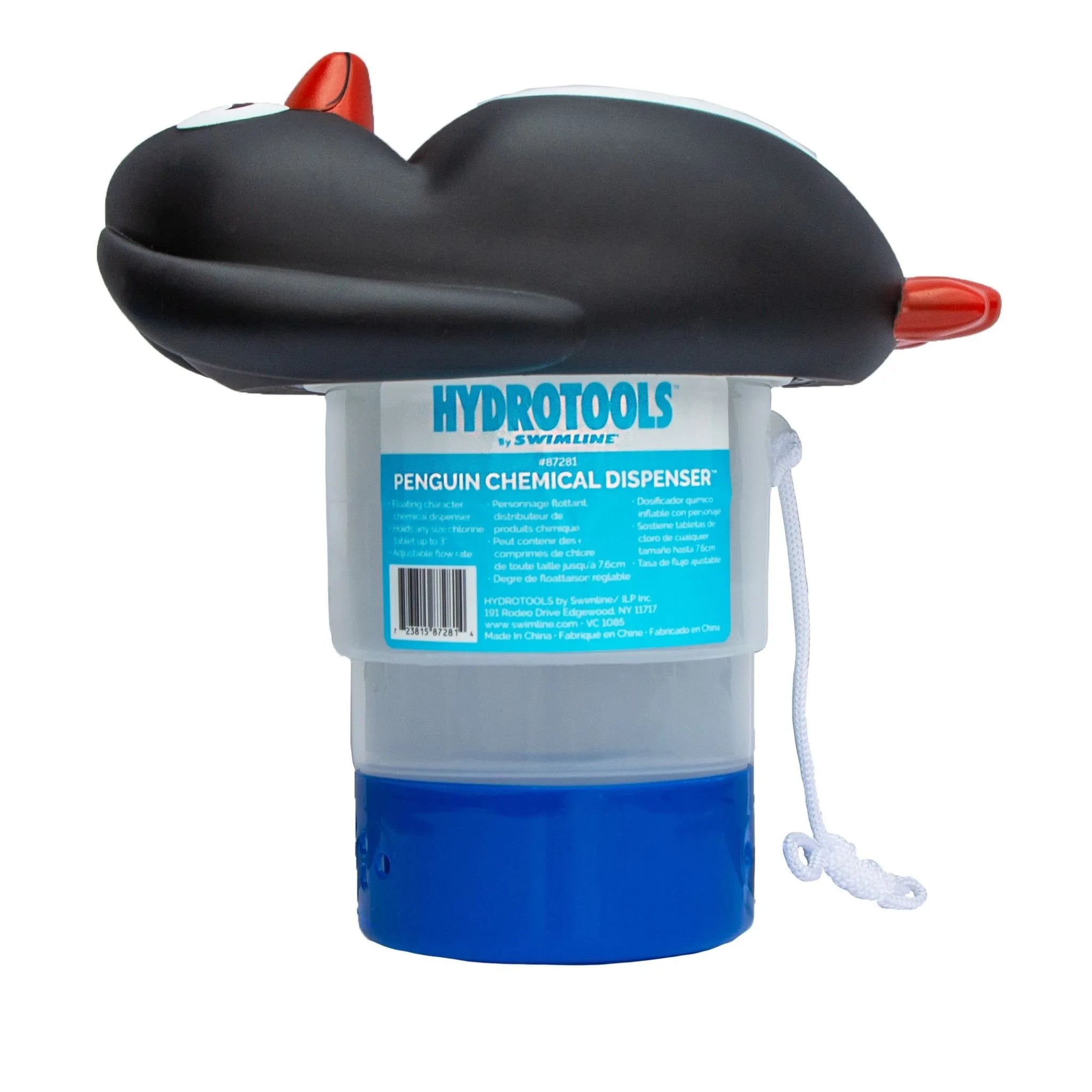 Swimline Penguin Chlorine Tablet Floating Dispenser - Thumbnail 4
