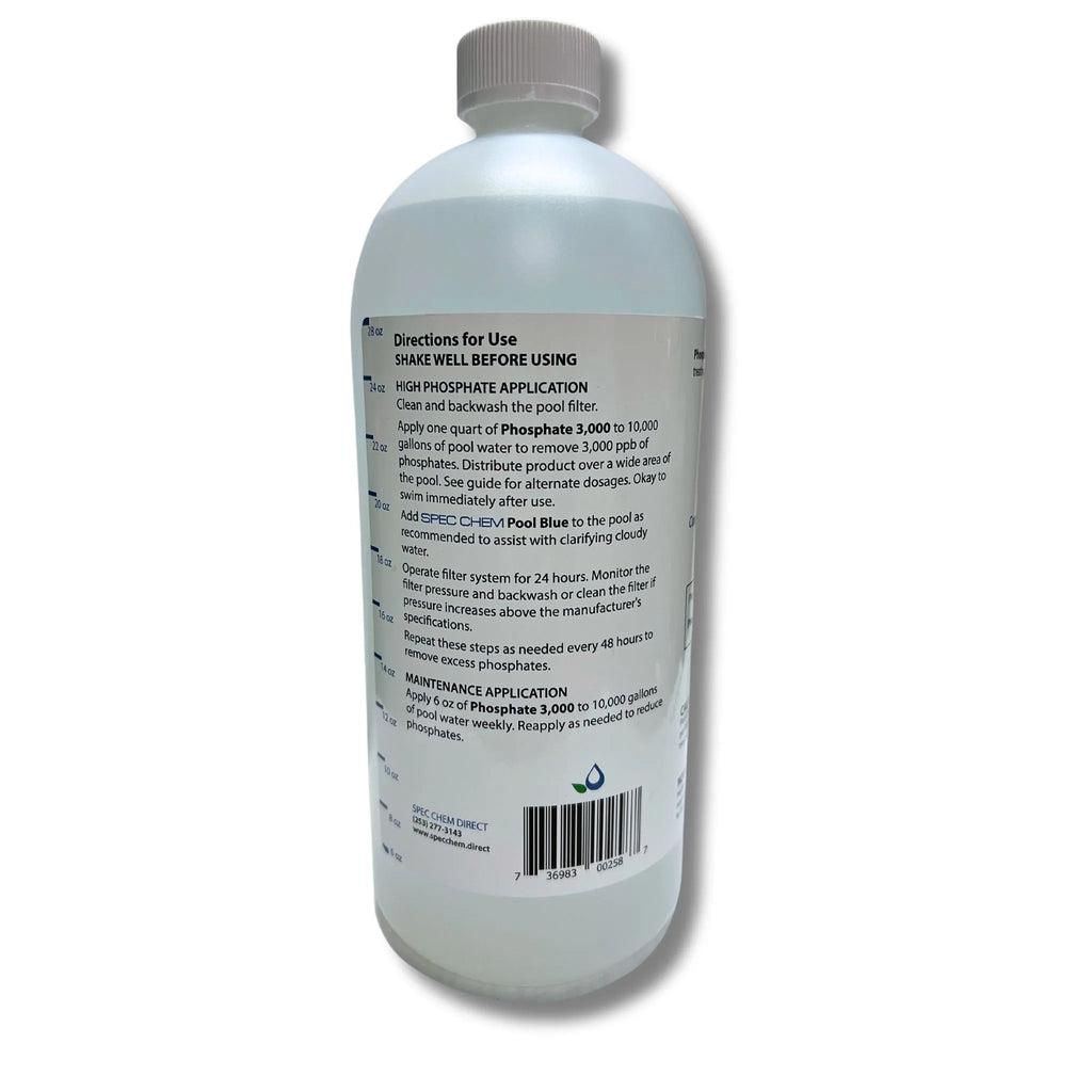 Phosphate 3000 Natural Phosphate Remover for Pools