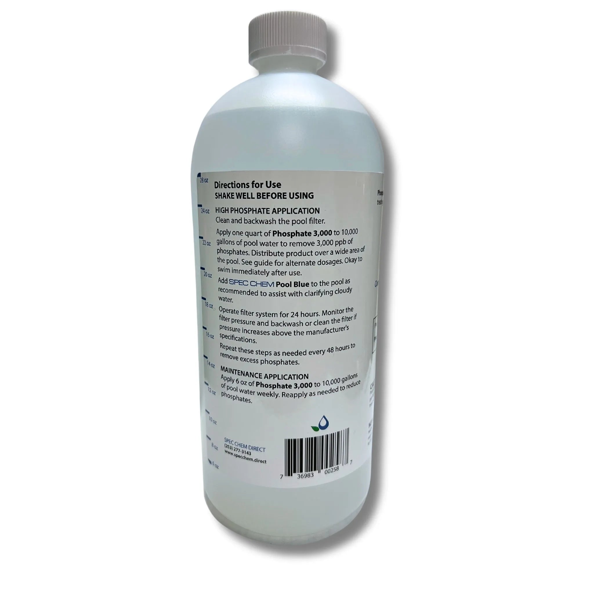 Phosphate 3000 Natural Phosphate Remover for Pools