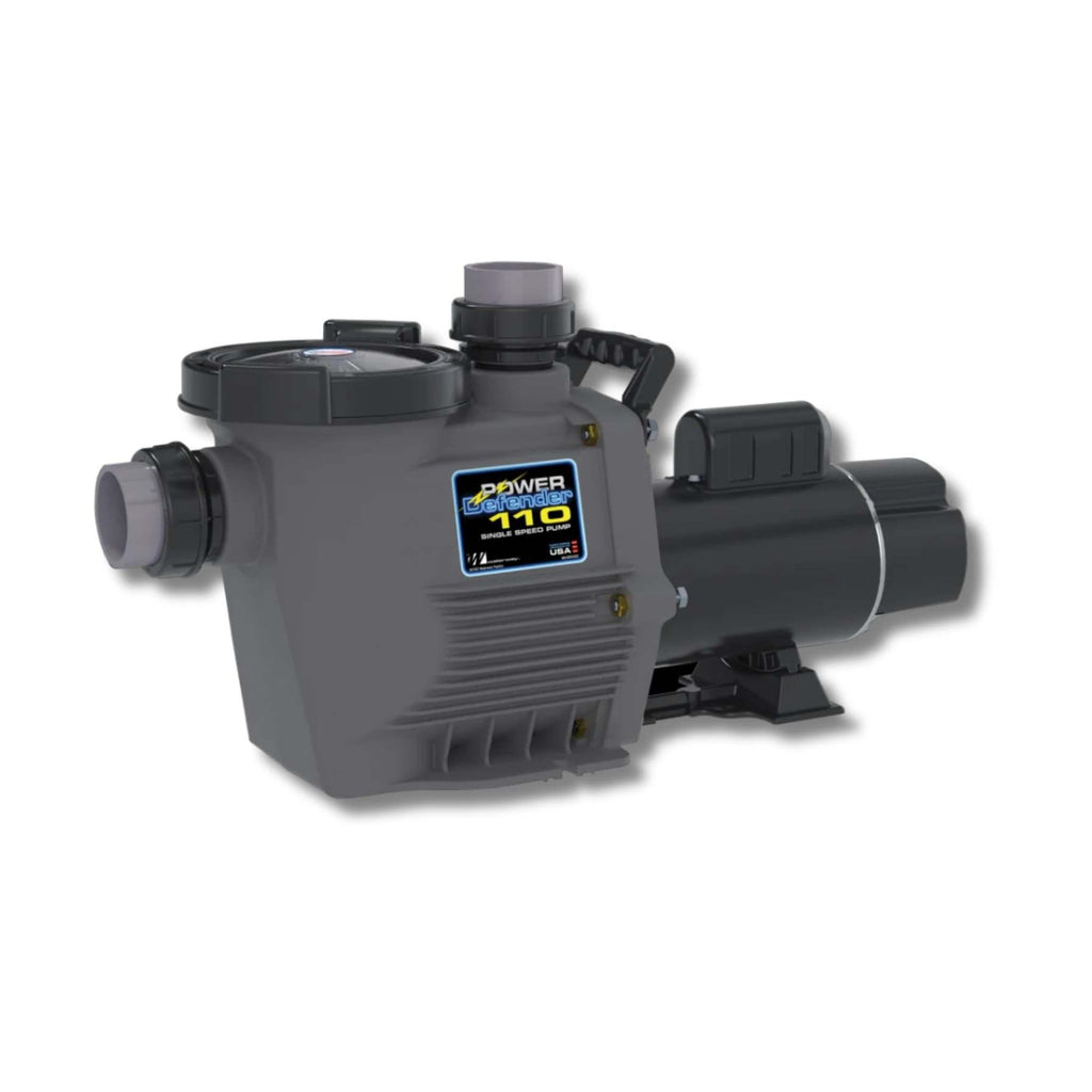 Waterway Power Defender PD-110 Self-Priming Single Speed In-Ground Pool Pump | 1.10 THP 1-Speed