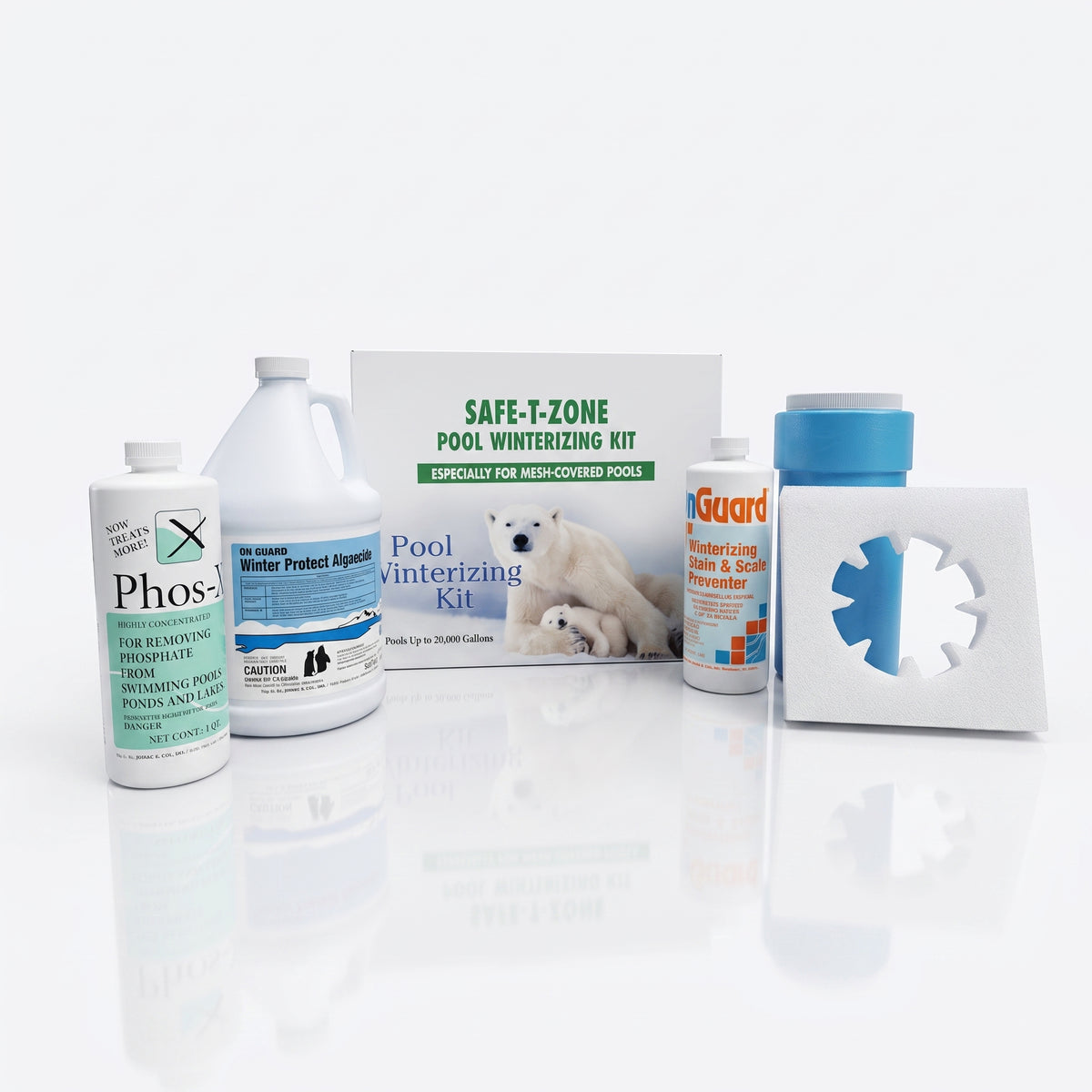 Safe-T-Zone Pool Closing Kit for Pools with Mesh Safety Covers