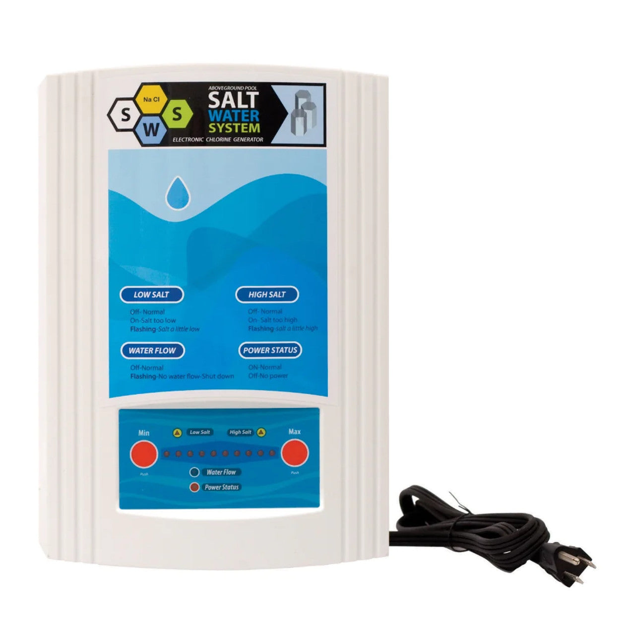 SWS Salt Water Chlorine Generator for Pools up to 10,000 Gallons