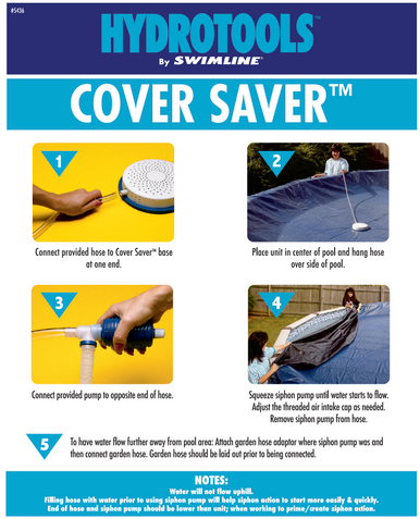 Swimline Cover Saver Pool Cover Siphon Pump