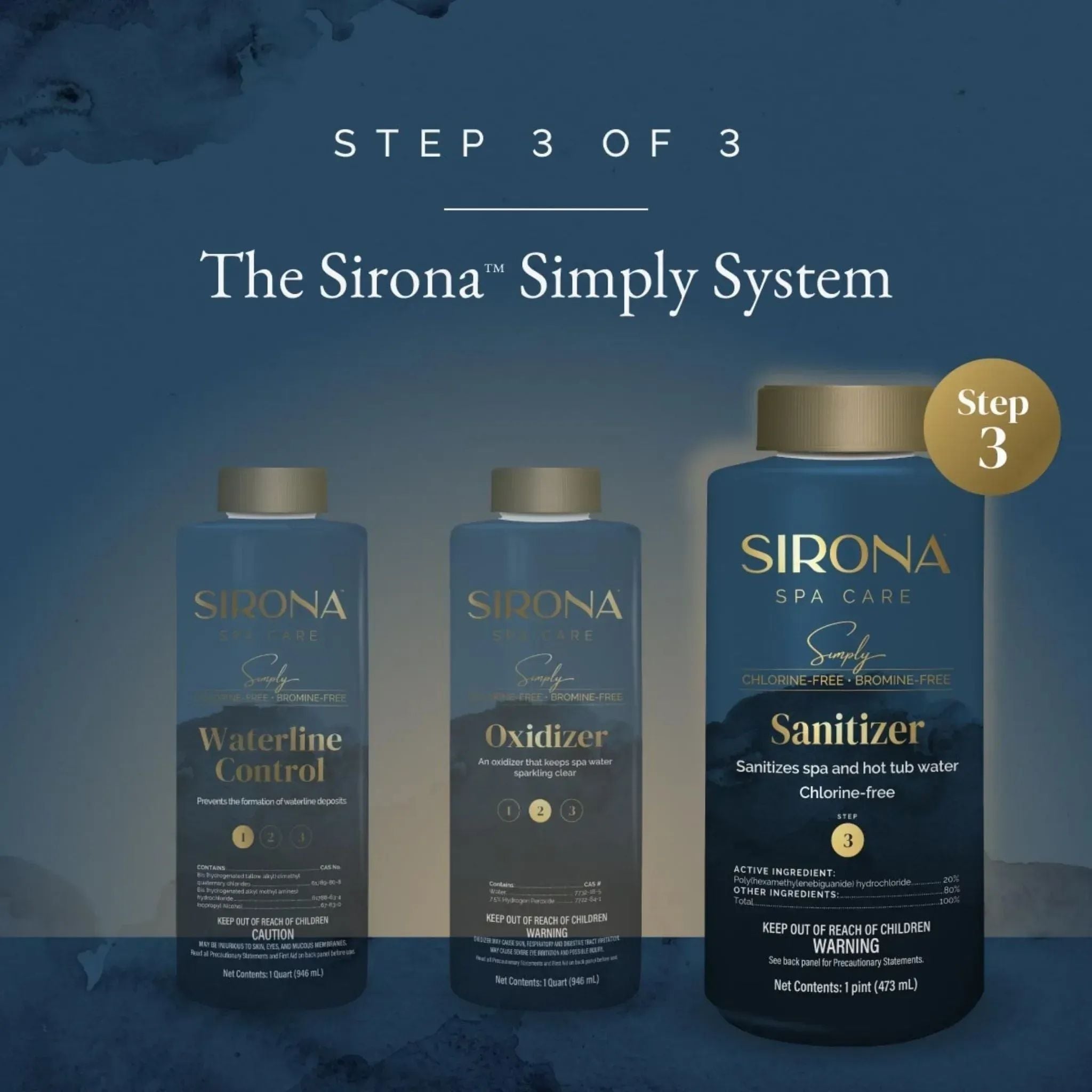Sirona Simply Sanitizer 16 oz.