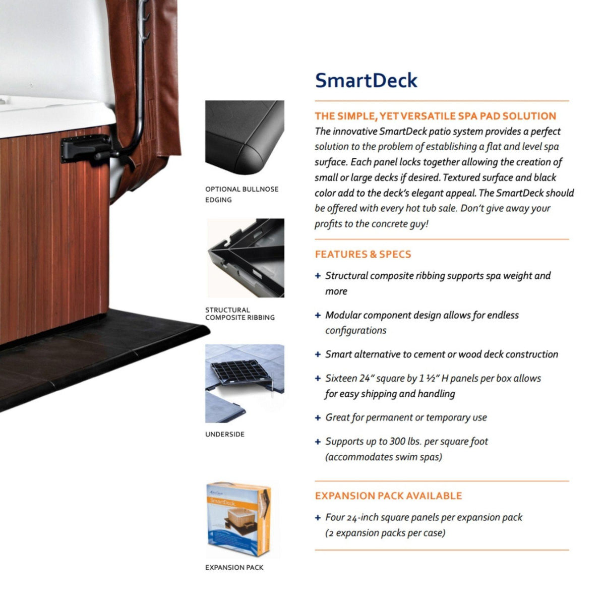 SmartDeck by Leisure Concepts 8' x 8'