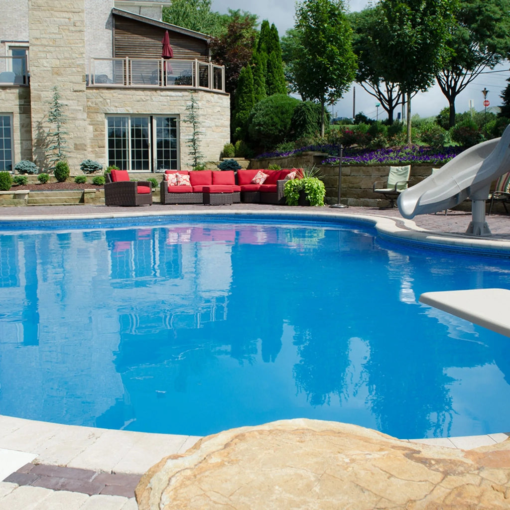 South Beach with Aurora Premier Value Series GLI Inground Pool Liner 27 Mil