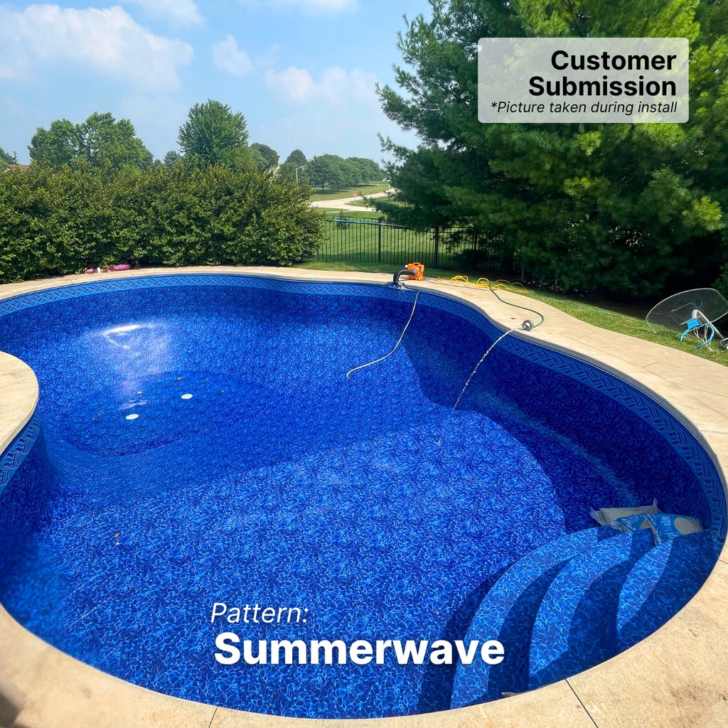 Summerwave with Cobalt Fusion Destination Series GLI Inground Pool Liner 27 or 20 Mil