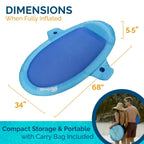 Spring Float SunCatcher Inflatable Pool Lounger with Hyper-Flate Valve