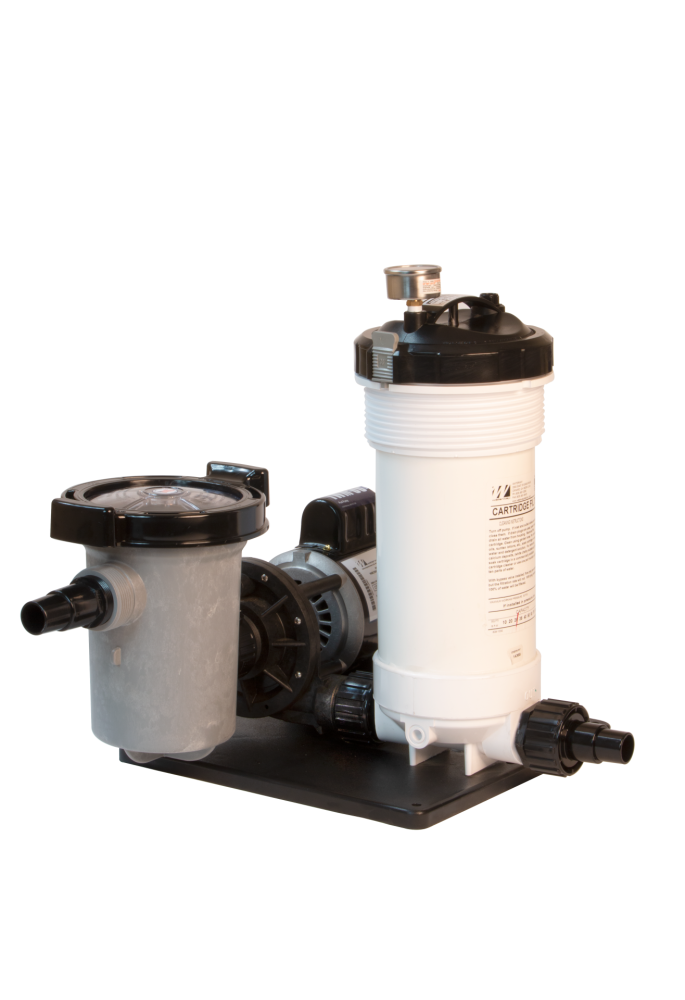 Waterway TWM-30 25 sq. ft. Cartridge Filter System with Fully Rated Pool Pump - Ideal for Intex Pools