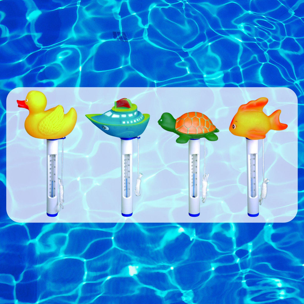 ther-animals floating animal and character thermometers for pools and spas