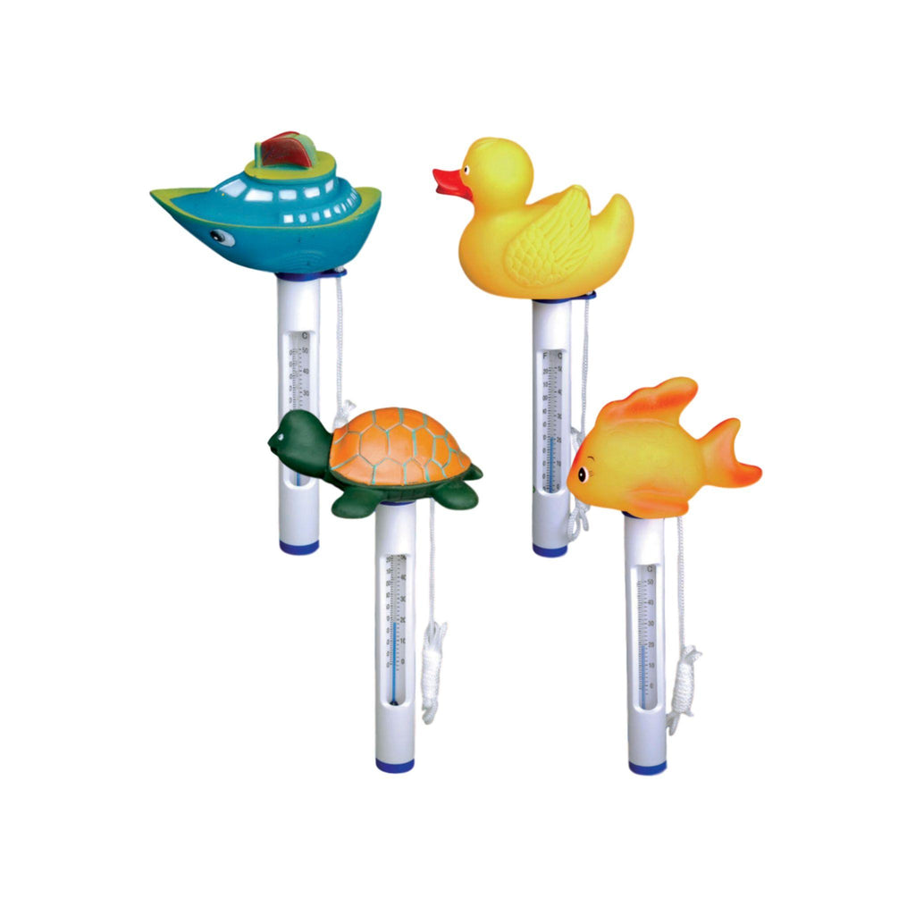 ther-animals floating animal and character thermometers for pools and spas