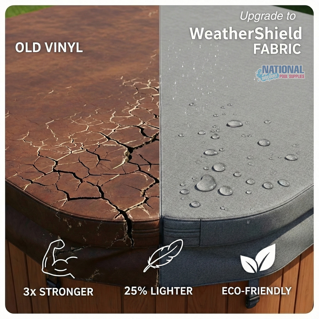 Essential Custom Replacement Hot Tub Cover | 4" to 2.5" Taper | 1lb Foam
