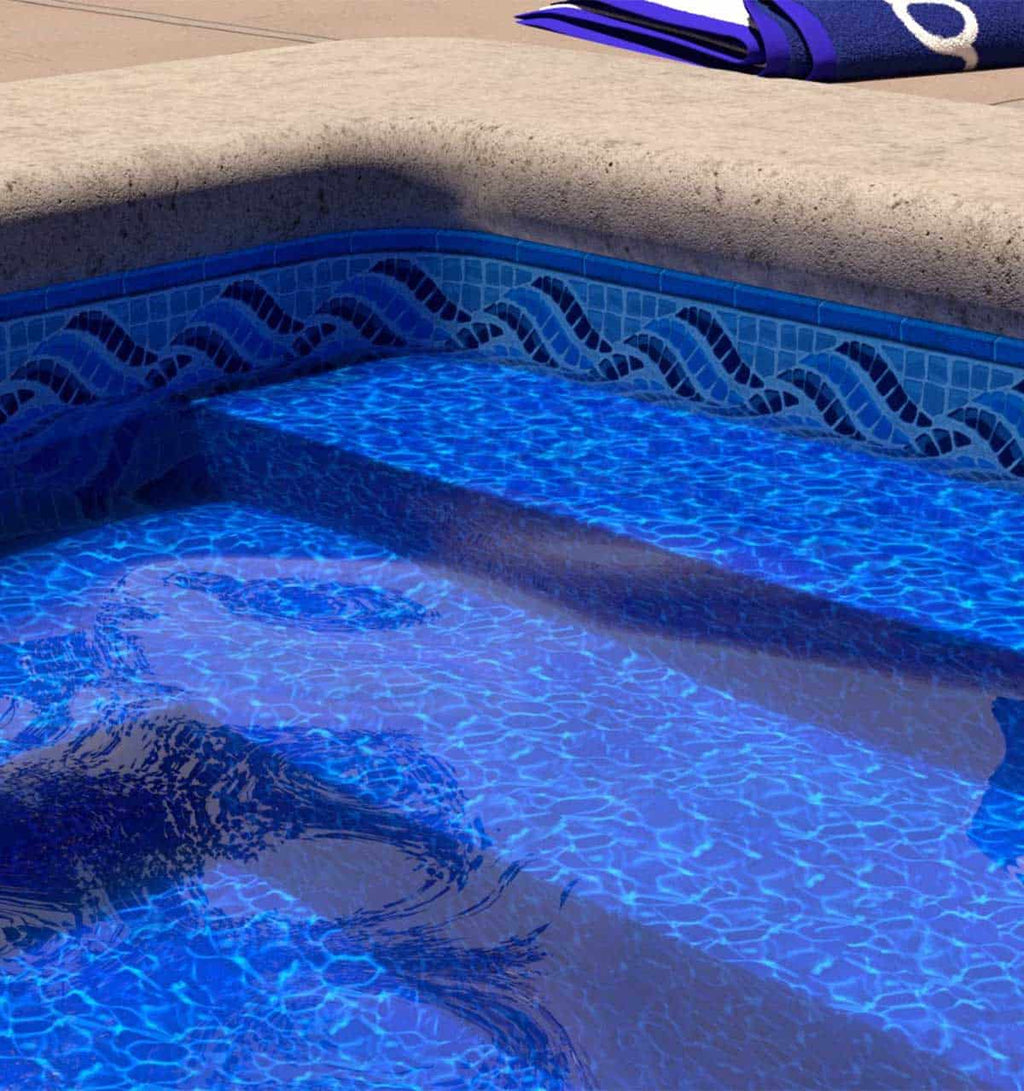 Summerwave with Cobalt Fusion Destination Series GLI Inground Pool Liner 27 or 20 Mil