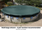 Winter Cover Wall Bags for Above Ground Pools, 4-Pack