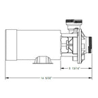 Waterways Hi-Flo 1 HP 2-Speed Above Ground Pool Pump