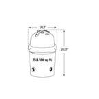 Waterways Cartridge Filter Tank, Clearwater II, 75 SQ FT, 75 GPM, 1-1/2" (FC0757)