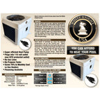 White Knight Plug-In 110volt Electric Heat Pump for Swimming Pools