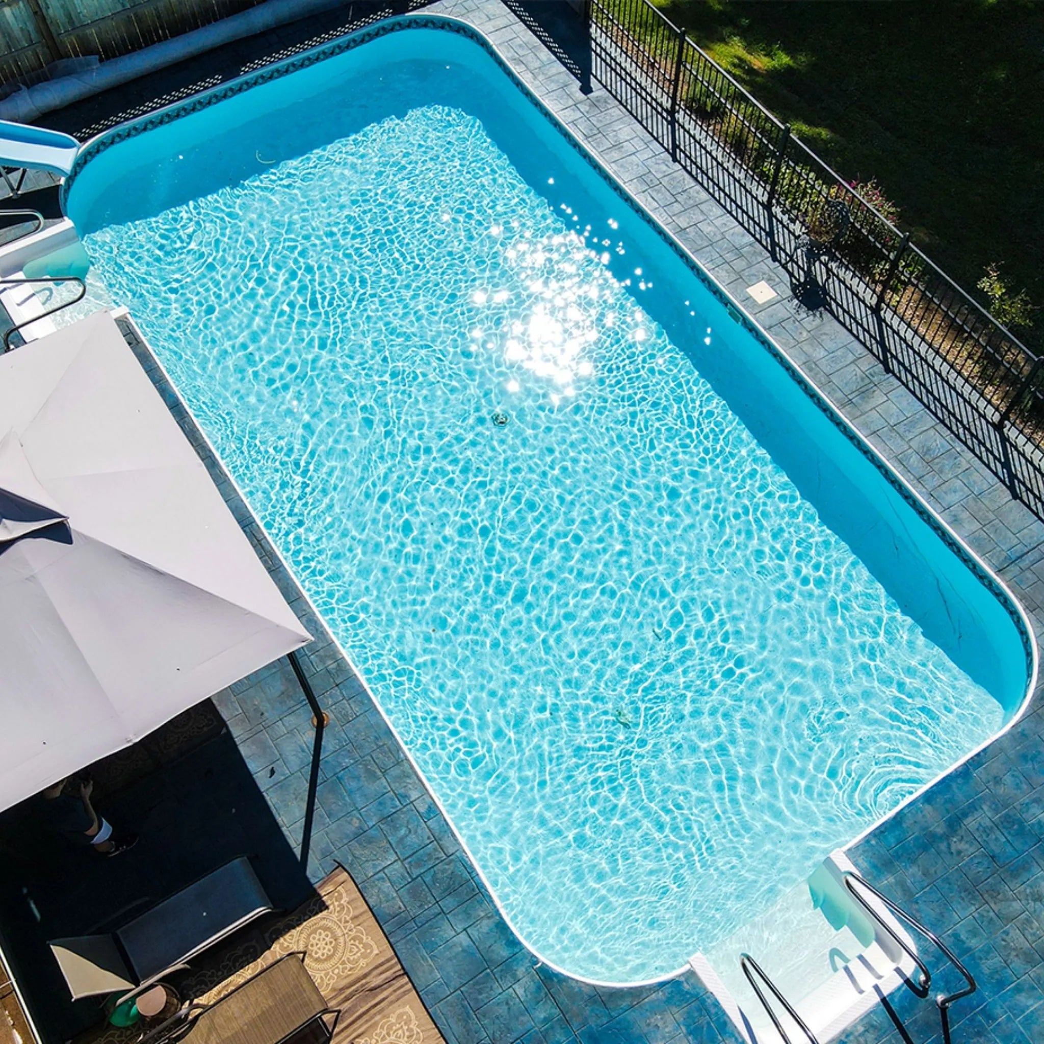 Whitehaven with Crystal Quartz GLI Inground Pool Liner 27 Mil