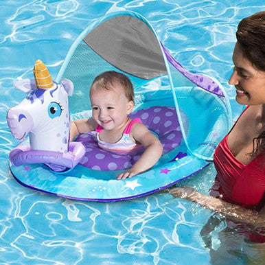 Swim Ways Baby Spring Float Animal Friends with Canopy