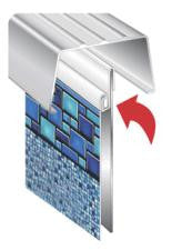 48" Bead Track for Beaded Above Ground Pool Liners