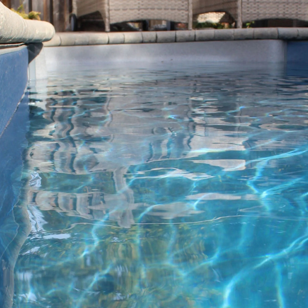 Blue Slate Shimmer Stone For Destination Series GLI Inground Pool Liner 27 Mil