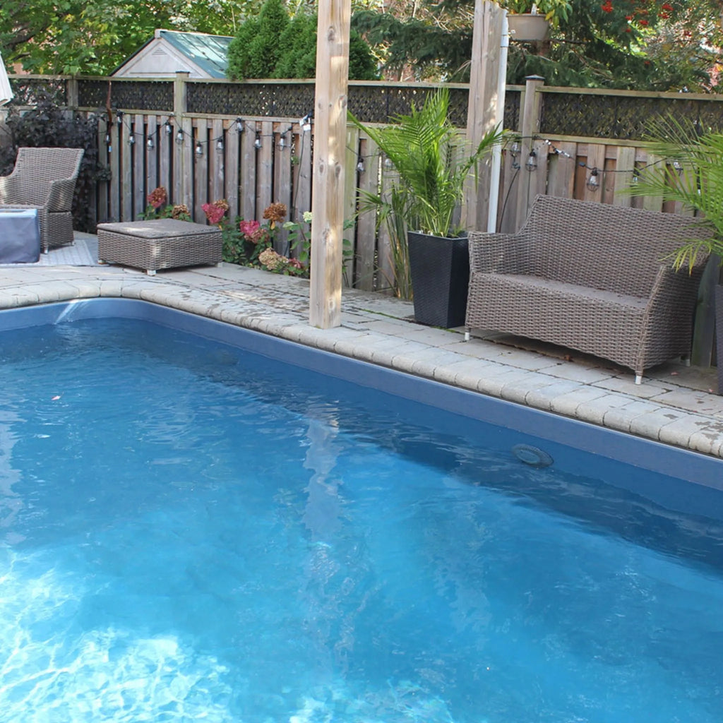 Blue Slate Shimmer Stone For Destination Series GLI Inground Pool Liner 27 Mil
