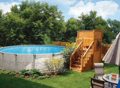 15' Round Conquest Above Ground Pool 52" Tall