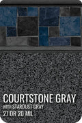 Courtstone Gray with Stardust Gray Premier Value Series GLI Inground Pool Liner 27 Mil