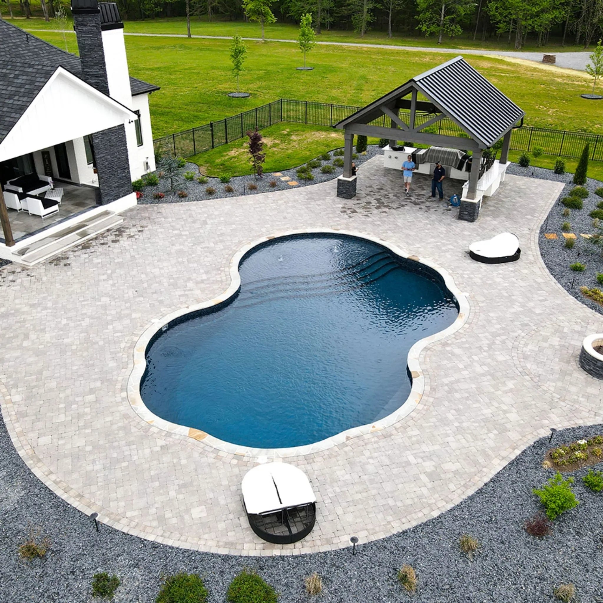 Eclipse Amber Borderless GLI Inground Pool Liner 27 Mil