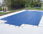 HPI Yard Guard Standard Mesh 90 Safety Cover for Rectangular Pool Size 20' x 40' with 4' X 8' Center End Step