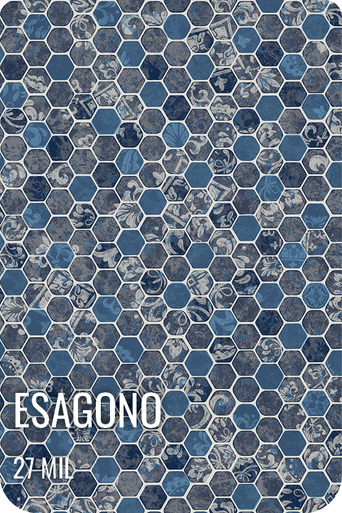 Esagono Shimmer Stone For Destination Series GLI Inground Pool Liner 27 Mil